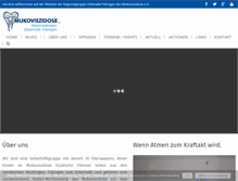Tablet Screenshot of muko-tuebingen.de